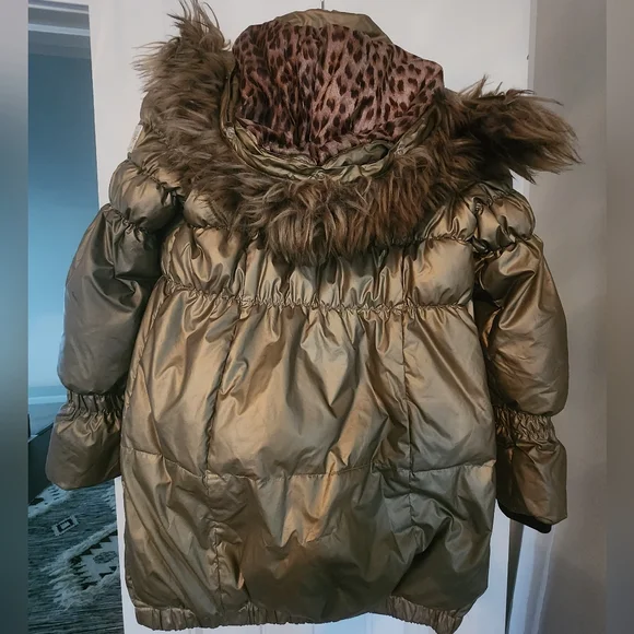 Girls Gold Versace 1969 Coat